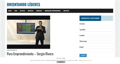 Desktop Screenshot of orientandolideres.com